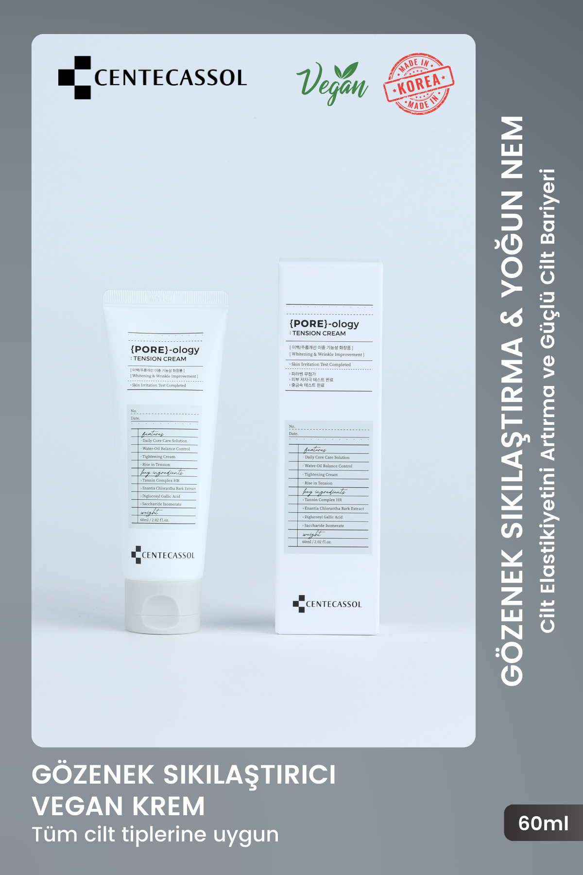 Centecassol Pore Tightening Moisturizing Cream: Pore-ology Tension Cream