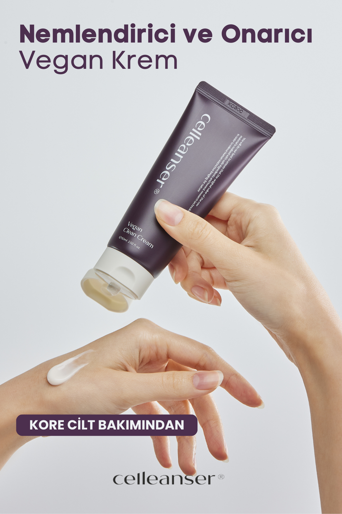 Vegan Soothing Repair Cream - Slightly Acidic Korean Vegan Cosmetics for Healthy Skin