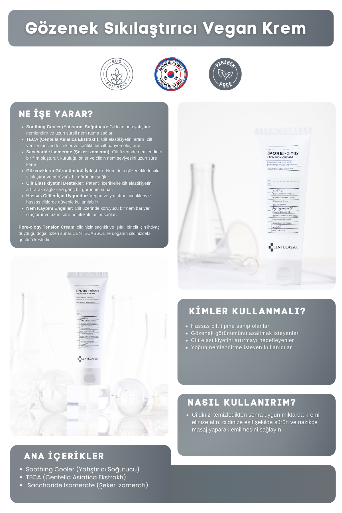 Centecassol Pore Tightening Moisturizing Cream: Pore-ology Tension Cream