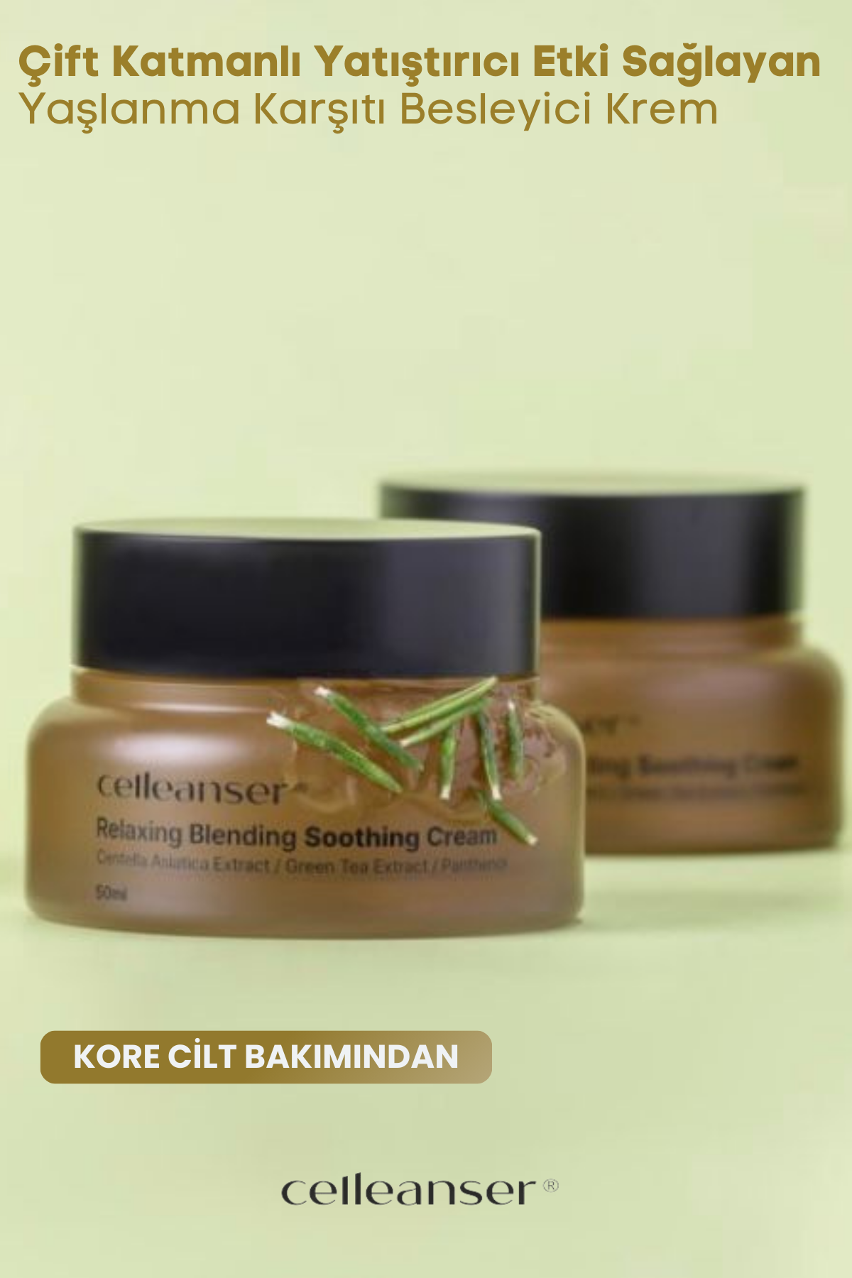 Celleanser Double Layer Moisturizer: Relaxing Blending Soothing Cream