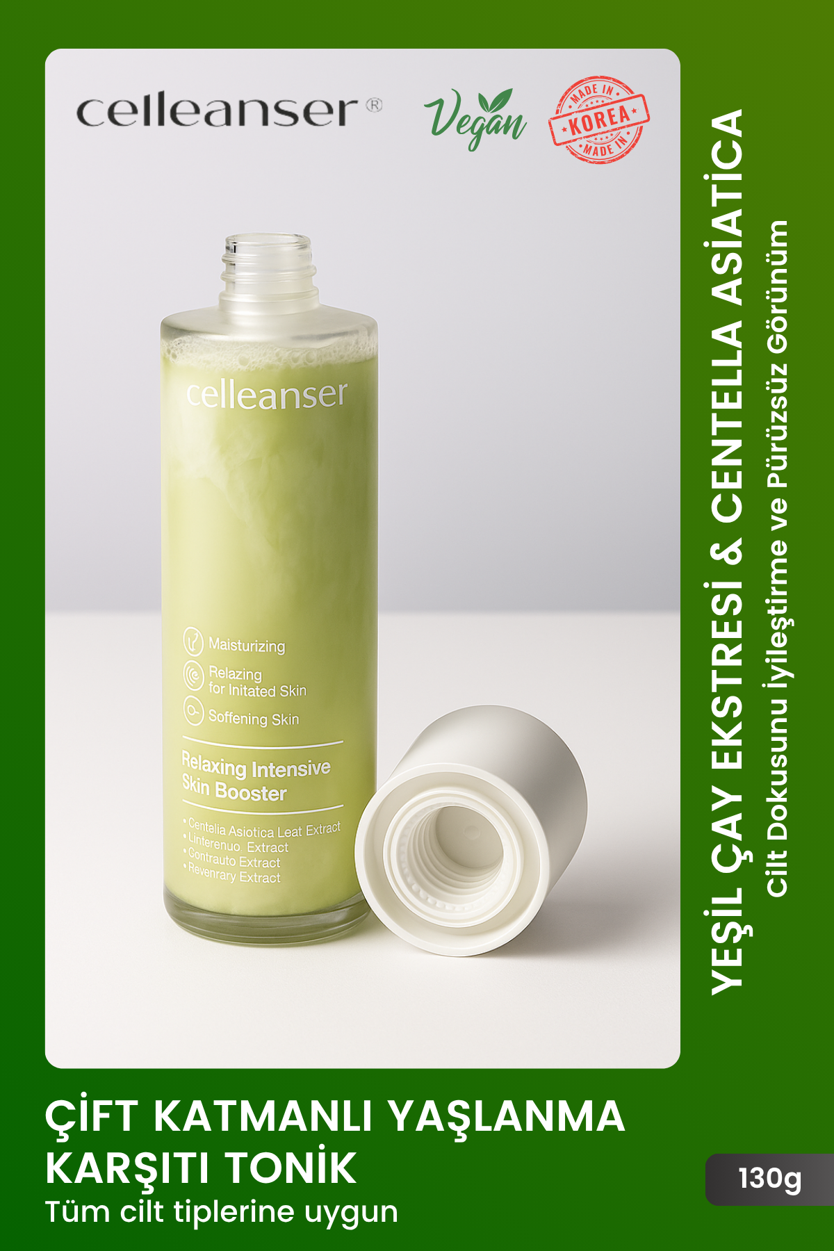 Celleanser Skin Barrier Strengthening Tonic: Relaxing Intensive Skin Booster