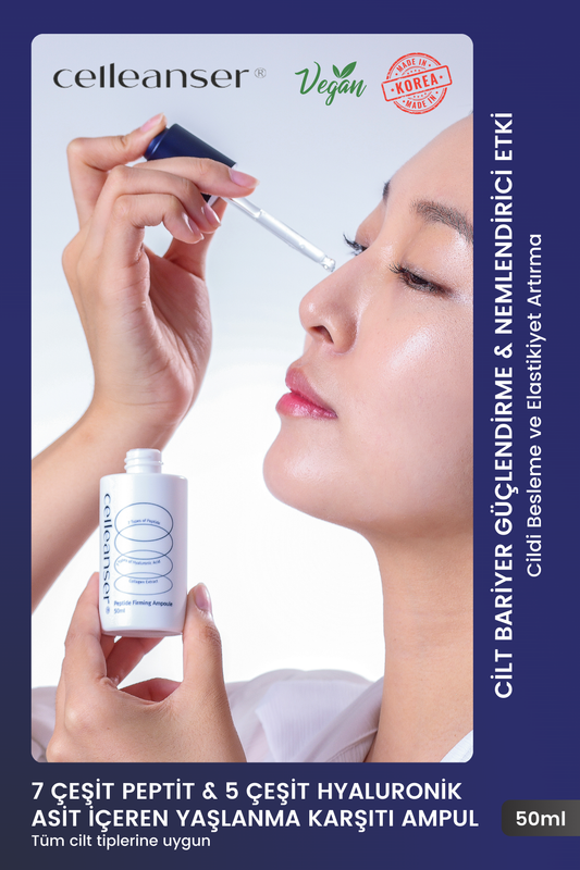 Celleanser Peptide Firming Ampoule - Patented Formula That Reduces Wrinkles and Tightens Skin
