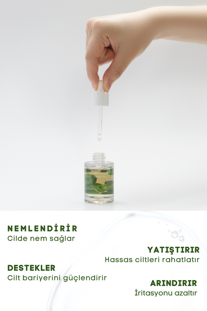 CELLEANSER Centella Asiatica Içeren Bariyer Onarıcı, Nemlendirici, Yenileyici, Yatıştırıcı Yüz Serumu