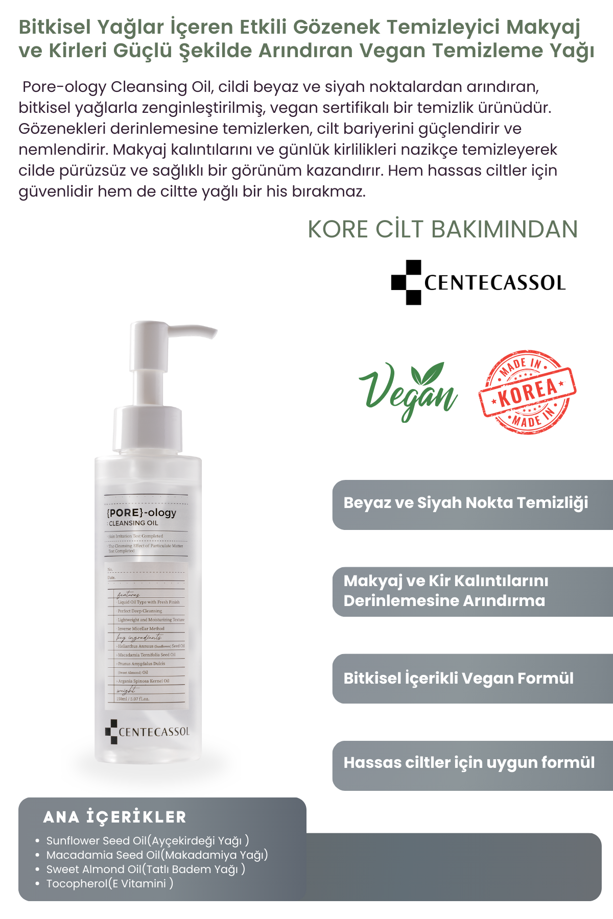 Centecassol Lightweight and Moisturizing Cleansing Oil: Pore-ology Cleansing Oil