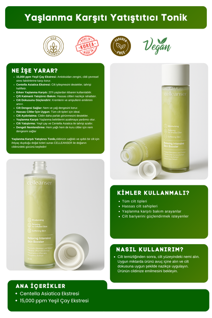 Celleanser Skin Barrier Strengthening Tonic: Relaxing Intensive Skin Booster