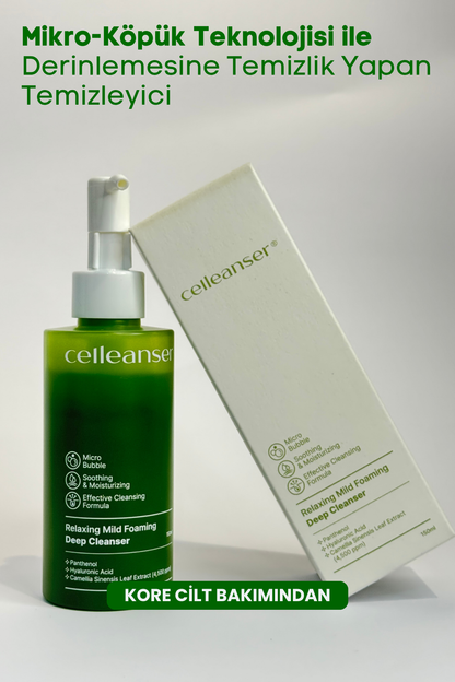 CELLEANSER Mikro Köpük Teknolojisi Ile Derinlemesine Temizlik Yapan Relaxing Mild Foaming Deep Cleanser
