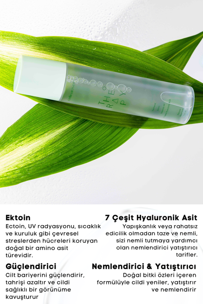 CELLEANSER Ektoin & 7 Çeşit Hyaluronik Asit & Patentli İçerik İle Güçlendirilmiş Nemlendirici ve Yatıştırıcı Therapy Aqua Tonik