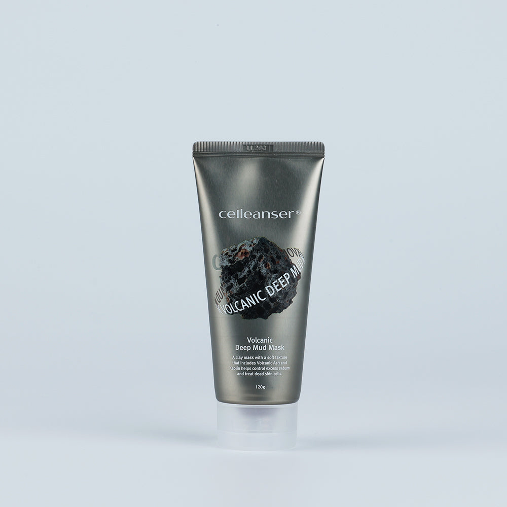 Celleanser Volcanic Deep Mud Mask - Volcanic Mask for Deep Cleansing and Sebum Control