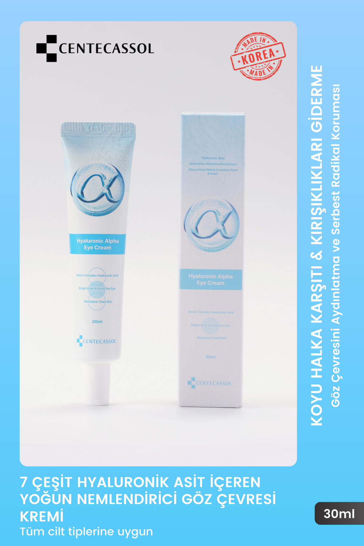 Centecassol Eye Contour Special Care: Lively Looks with Hyaluronic Alpha Eye Cream