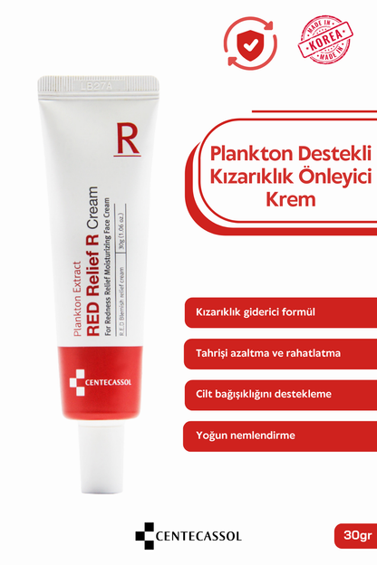 Centecassol Red Relief Redness Relief Cream 30 ml - Enriched with Plankton Extract