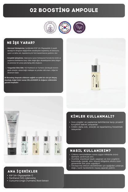 CENTECASSOL Reset Skin Kit 5’li Kore Cilt Bakım Seti – Ampul ve Nemlendirici Krem Seti